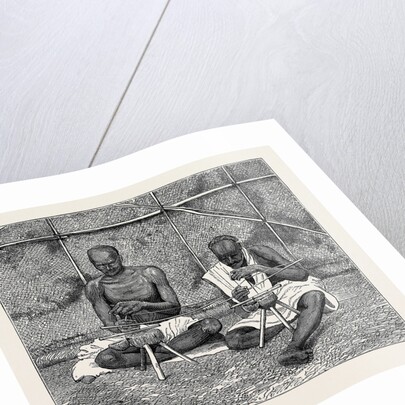 The Ceylon Pearl Fishery, Drilling Holes in the Pearls by Anonymous