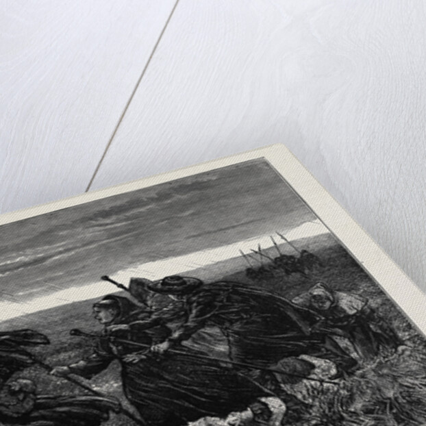 Ancient and Modern Pilgrimages Contrasted: Ancient Pilgrims by Road, London Bridge to Canterbury by Anonymous