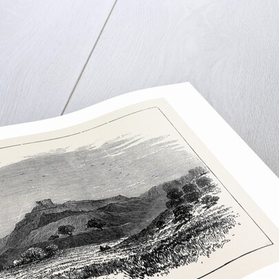 Dr. Schliemann's Excavations at Hissarlik from the West, Greece by Anonymous