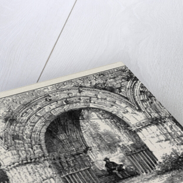 Piel Castle and West Doorway, Furness Abbey by Anonymous