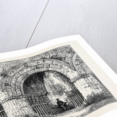 Piel Castle and West Doorway, Furness Abbey by Anonymous