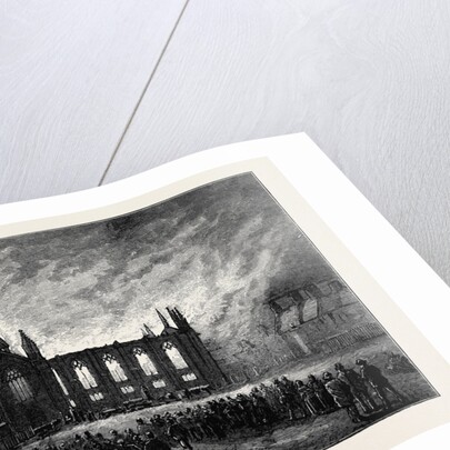 The Great Fire at Aberdeen, Destruction of the East Church, October 17, 1874 by Anonymous