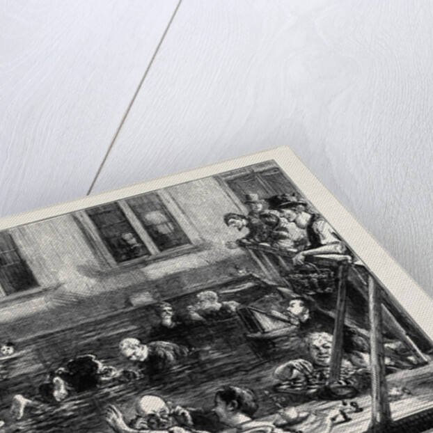 An Autumn Tour in Switzerland: The Public Baths at Leukerbad by Anonymous