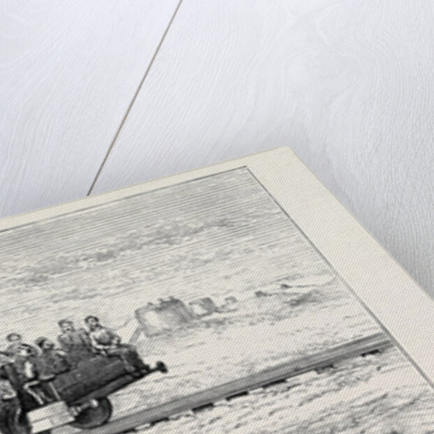 Traction Engine for Carrying Material Between the Batteries by Anonymous