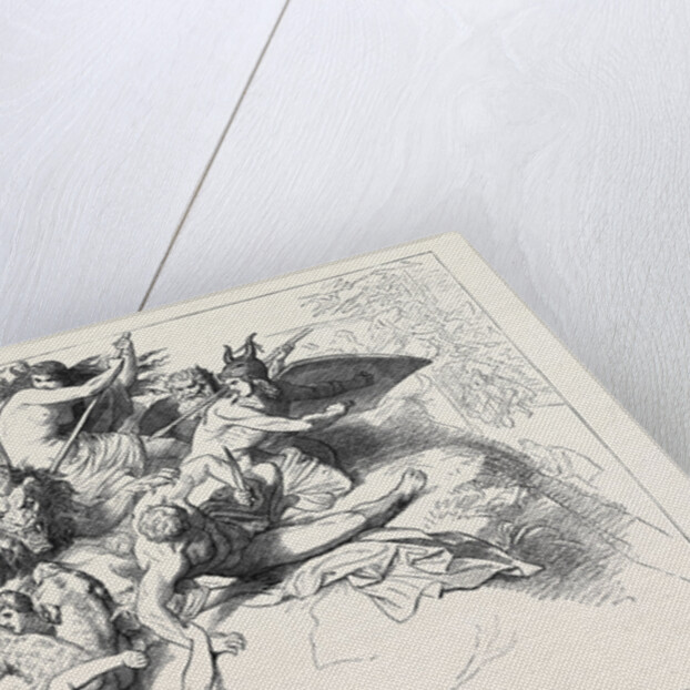 A Wild Beast Fight During the Deluge by Anonymous