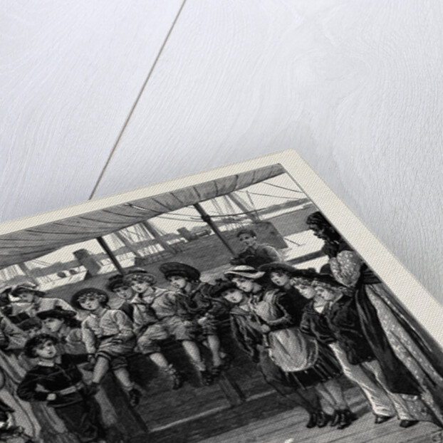 The Crisis in Egypt: Alexandria: Sunday-School on Board the Refugee-Ship Rosina by Anonymous