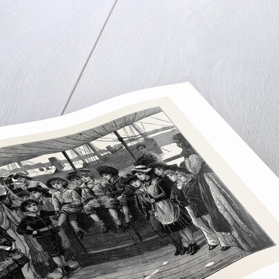 The Crisis in Egypt: Alexandria: Sunday-School on Board the Refugee-Ship Rosina by Anonymous