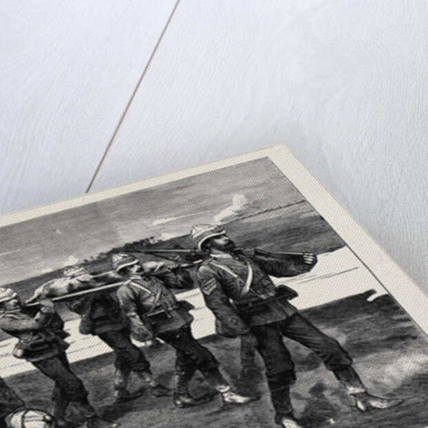 Bringing Home the Body of Lieutenant H.G.L. Howard-Vyse, of the 60th Rifles, Killed During the Reconnaissance in Force, August 5 by Anonymous