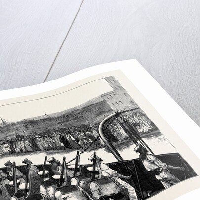 Arabs at Port Said Watching Blue Jackets at Company Drill on Board H.M.S. Monarch by Anonymous