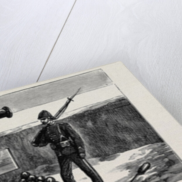 The War in Egypt, Fort Mex, Alexandria: The South-East Corner: Reconnoitring the Enemy's Position by Anonymous