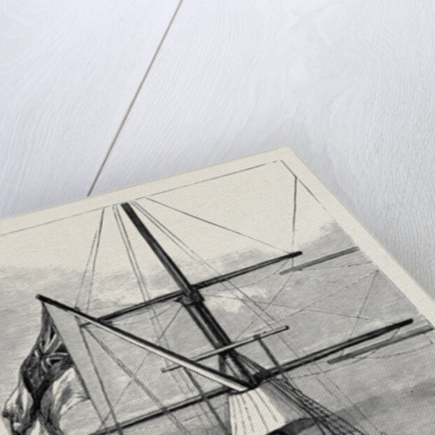 The Look-Out Perch on Board H.M.S. Minotaur in Aboukir Bay by Anonymous