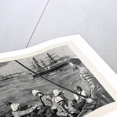 The Occupation of the Suez Canal: with the Grenadier Guards on Board the Batavia: British War Vessels and Transports Leaving Alexandria, August 19 by Anonymous