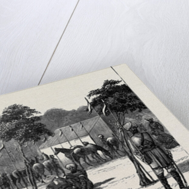 Camp of the Thirteenth Bengal Lancers Beside the Quay Mehemet Ali, Ismailia by Anonymous
