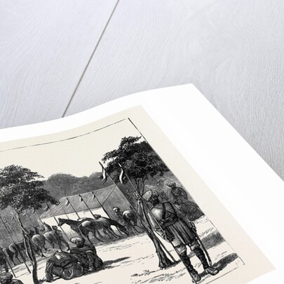 Camp of the Thirteenth Bengal Lancers Beside the Quay Mehemet Ali, Ismailia by Anonymous