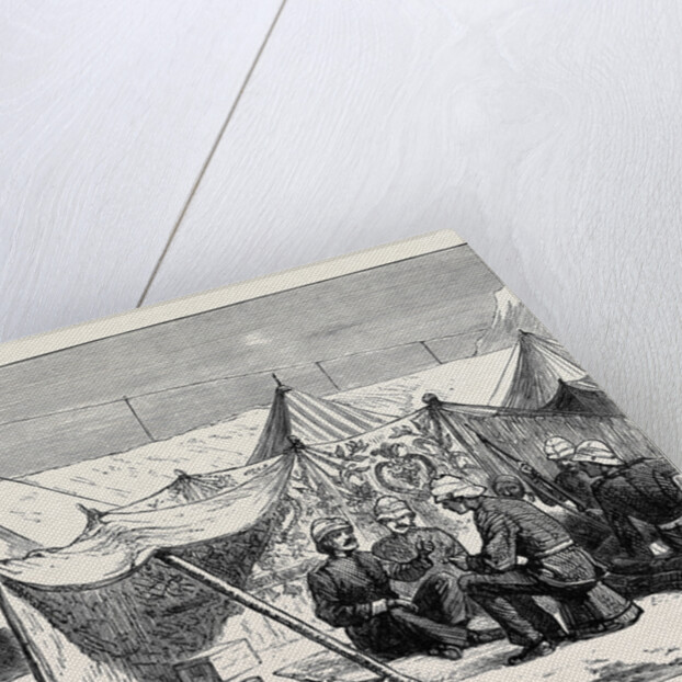 A Bivouac of the Royal Marines at Mahsameh by Anonymous