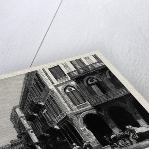 The British Occupation of Cairo: Rue De L'Hotel Shepheard, Egypt by Anonymous