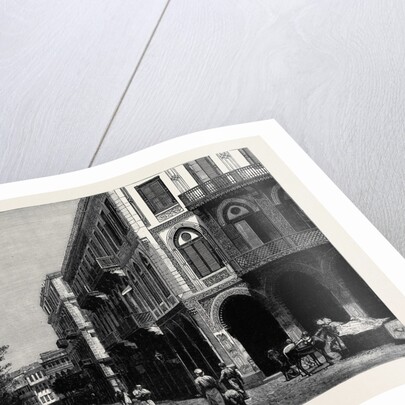 The British Occupation of Cairo: Rue De L'Hotel Shepheard, Egypt by Anonymous