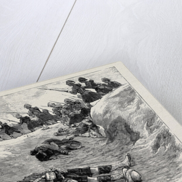 The War in Egypt, The Storming of Tel-El-Kebir, September 13: The Track of the Storm, the Highlanders Within Arabi's Works at Tel-El-Kebir by Anonymous