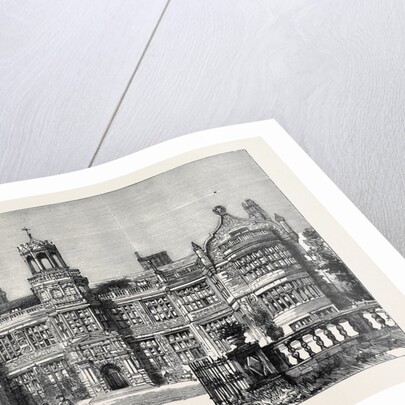 Ingestre Hall, Staffordshire, Seat of the Earl of Shrewsbury, Destroyed by Fire, October 12 by Anonymous