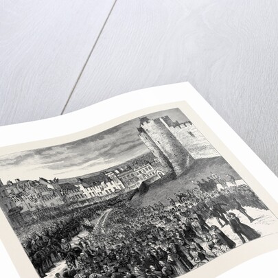 The Reception of the Second Life Guards at Windsor, the Mayor Presenting an Address to Colonel Ewart on Castle Hill by Anonymous