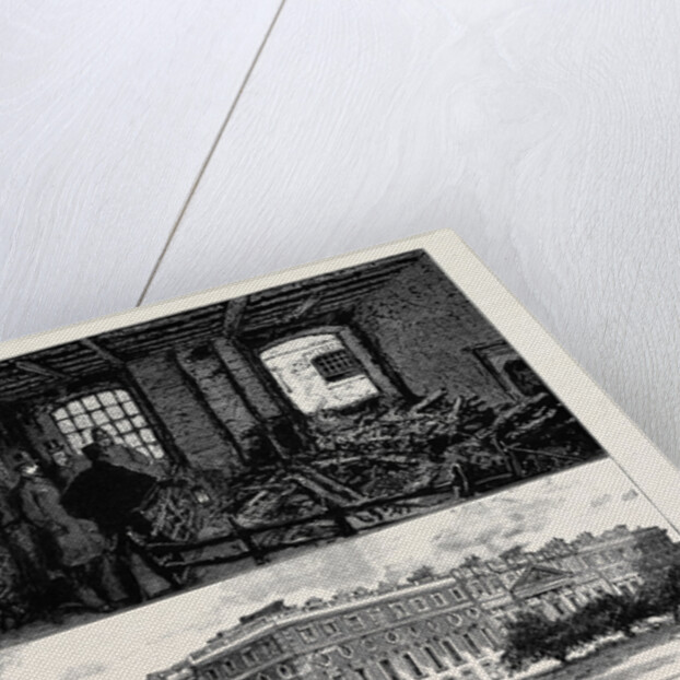 The Fatal Fire at Hampton Court Palace by Anonymous