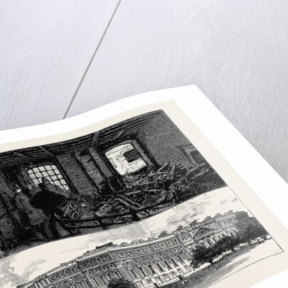 The Fatal Fire at Hampton Court Palace by Anonymous