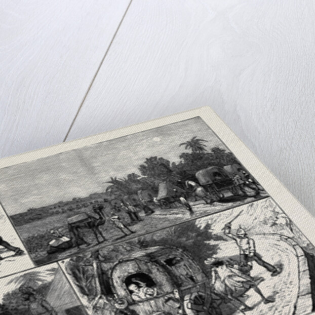 India, a March to a Hill Station with Invalids by Anonymous