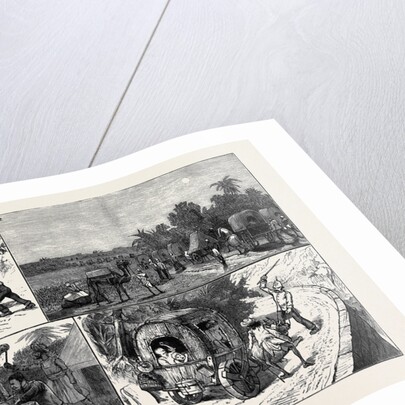 India, a March to a Hill Station with Invalids by Anonymous