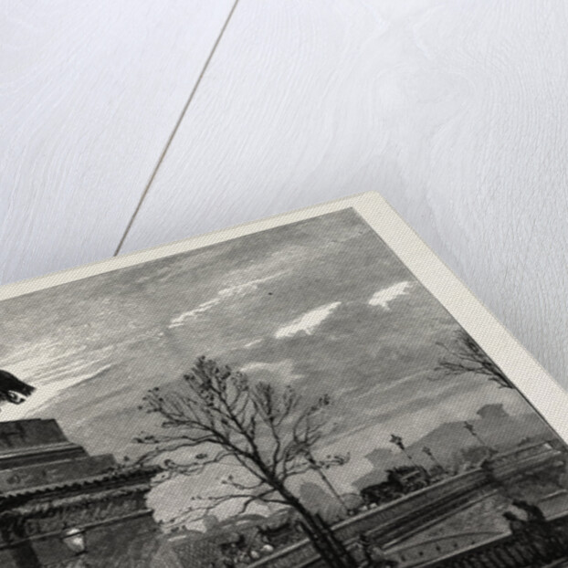 Statue of Francis I. of France Temporarily Placed in Position on Blackfriars Bridge London UK by Anonymous