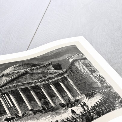 The King and Queen of Italy Visiting the New Tomb of the Late King Victor Emmanuel in the Pantheon Rome by Anonymous
