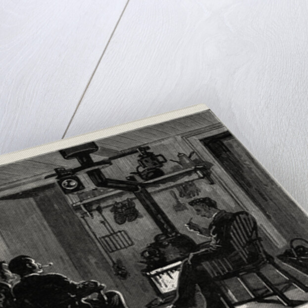 A Day at the Observatory on the Summit of Ben Nevis: The Interior of the Observatory by Anonymous