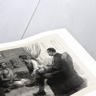 The Rebellion in the Soudan: General Sartorius Examining at Suakim a Messenger Who Had Escaped from Toka Through the Rebel Lines by Anonymous