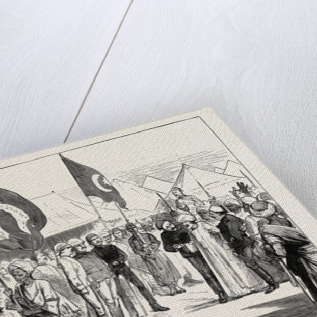 The Rebellion in the Soudan: The Negotiations with the Tribes Visit of Sheik Syed Mahomed El Mhargani to General Sartofius at Suakim by Anonymous