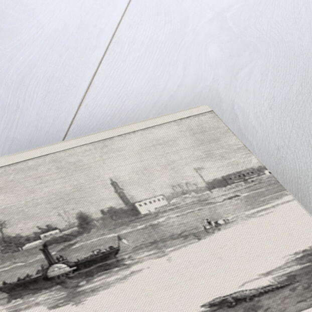 The Rebellion in the Soudan: Berber from the West Showing the Landing Place for Goods in Front of the Building of the Roman Catholic Mission of Central Africa by Anonymous