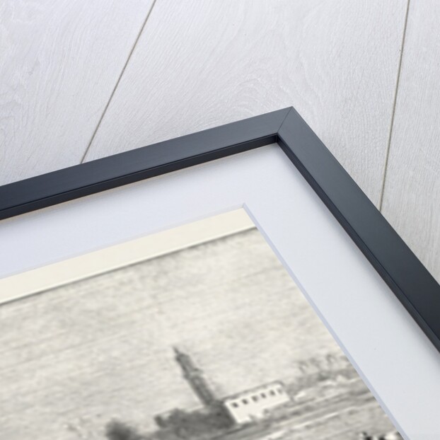 The Rebellion in the Soudan: Berber from the West Showing the Landing Place for Goods in Front of the Building of the Roman Catholic Mission of Central Africa by Anonymous