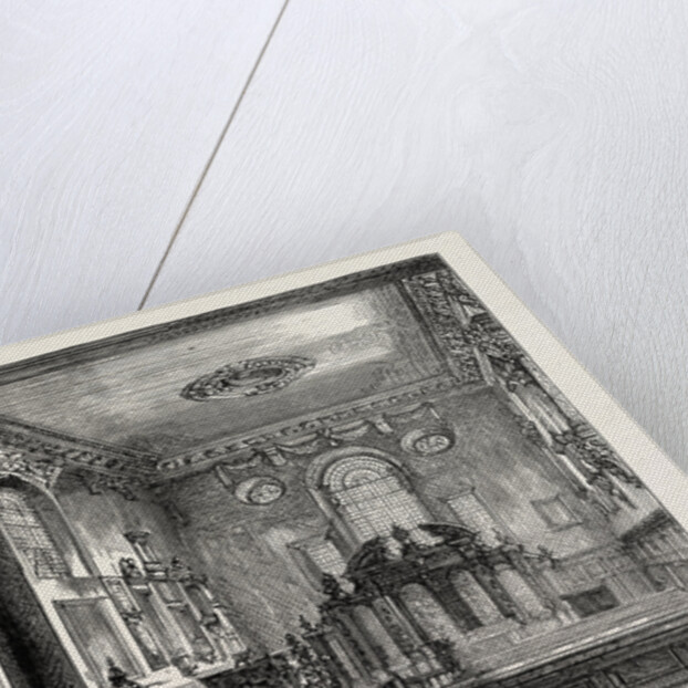 Interior of St. Olave's Old Jewry London by Anonymous