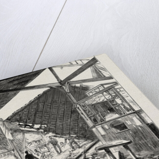 The Disastrous Explosion at Victoria Station London: Exterior View Showing the Damage to the Station of the Brighton Line (Left Image) the Wrecked Cloak Room Seen from the Booking-Office (Right Image) by Anonymous