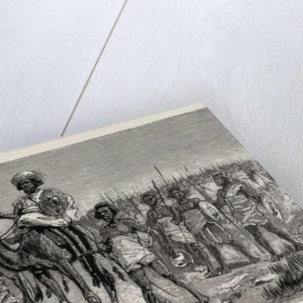 The Rebellion in the Soudan: Osman Digna Marching against the Egyptian Forces by Anonymous