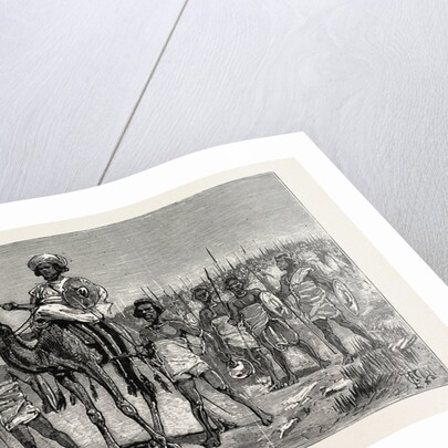 The Rebellion in the Soudan: Osman Digna Marching against the Egyptian Forces by Anonymous