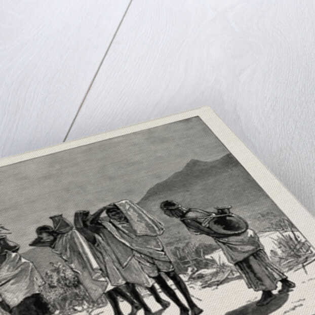 With Admiral Sir W. Hewett's Embassy to King John of Abyssinia: Abyssinian Hospitality-Supplies Coming in by Anonymous