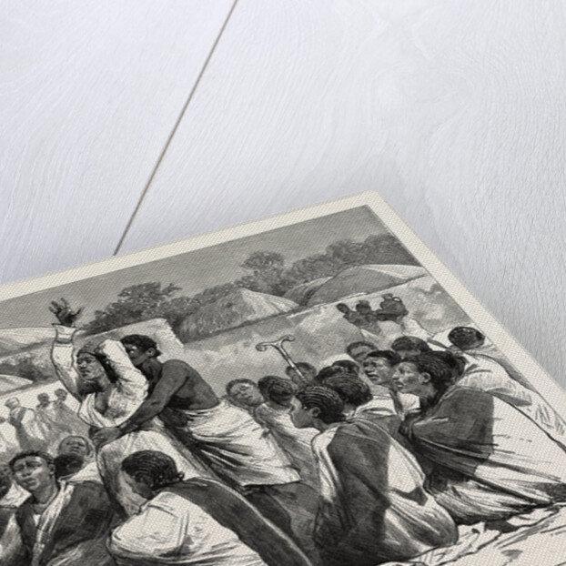 With Admiral Sir W. Hewett's Embassy to King John of Abyssinia: An Abyssinian Funeral a Mother Bewailing Her Infant by Anonymous