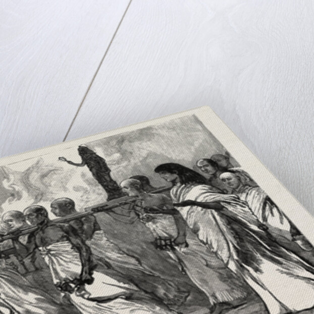 The Procession of the Goddess Isis Pompeii by Anonymous