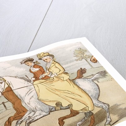 Two Ladies Out Horseriding by Anonymous