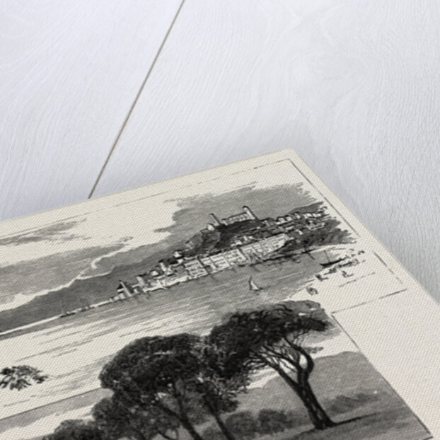The Late Duke of Albany: Views of Cannes: La Bocca (Left Image) Cannes from La Croisette (Right Image) by Anonymous