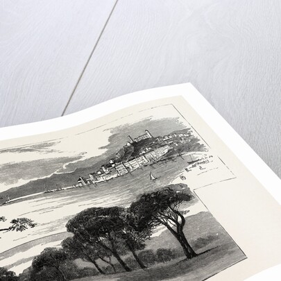 The Late Duke of Albany: Views of Cannes: La Bocca (Left Image) Cannes from La Croisette (Right Image) by Anonymous