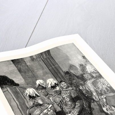 The Late Duke of Albany: Ahe Arrival at Windsor April 4 the Procession Entering Windsor Castle by Henry VIII.'s Gateway UK by Anonymous