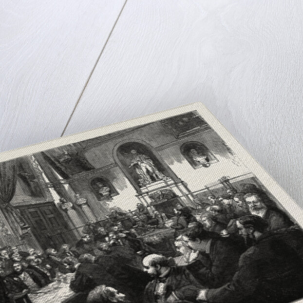 A Meeting of the Common Council at the Guildhall London UK by Anonymous