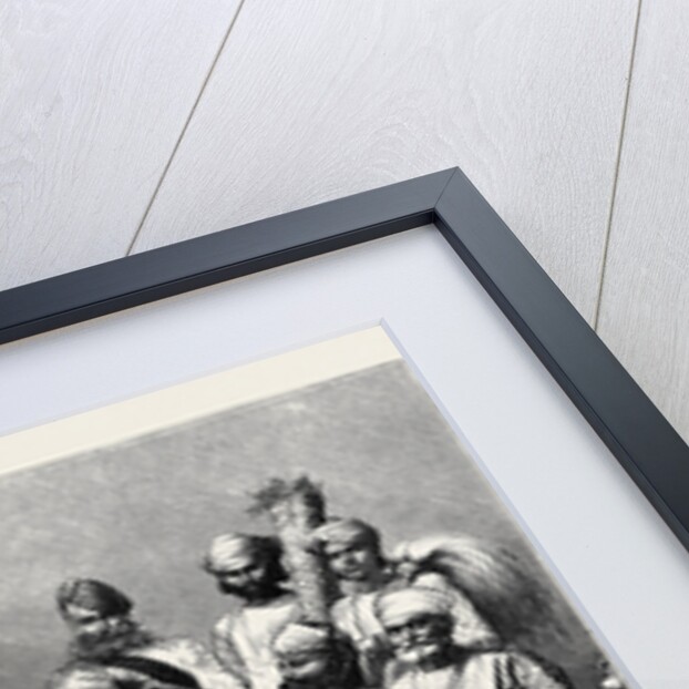 The Maharaj Rana of Jhallawur and Suite by Anonymous