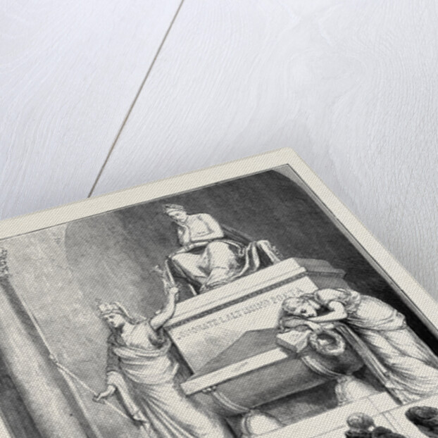 The Empress Eugénie in the Church of Santa Croce, Florence by Anonymous