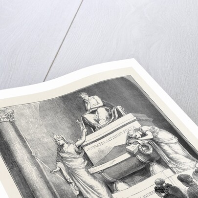 The Empress Eugénie in the Church of Santa Croce, Florence by Anonymous